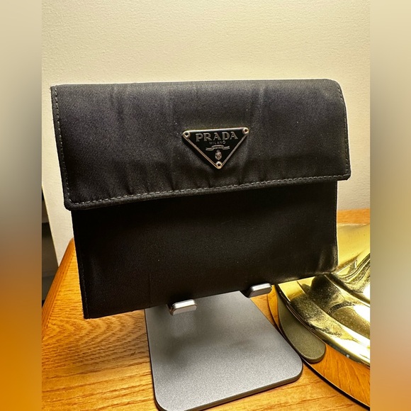 Prada Half Wallet. Nylon & Leather. EUC. - Picture 1 of 7